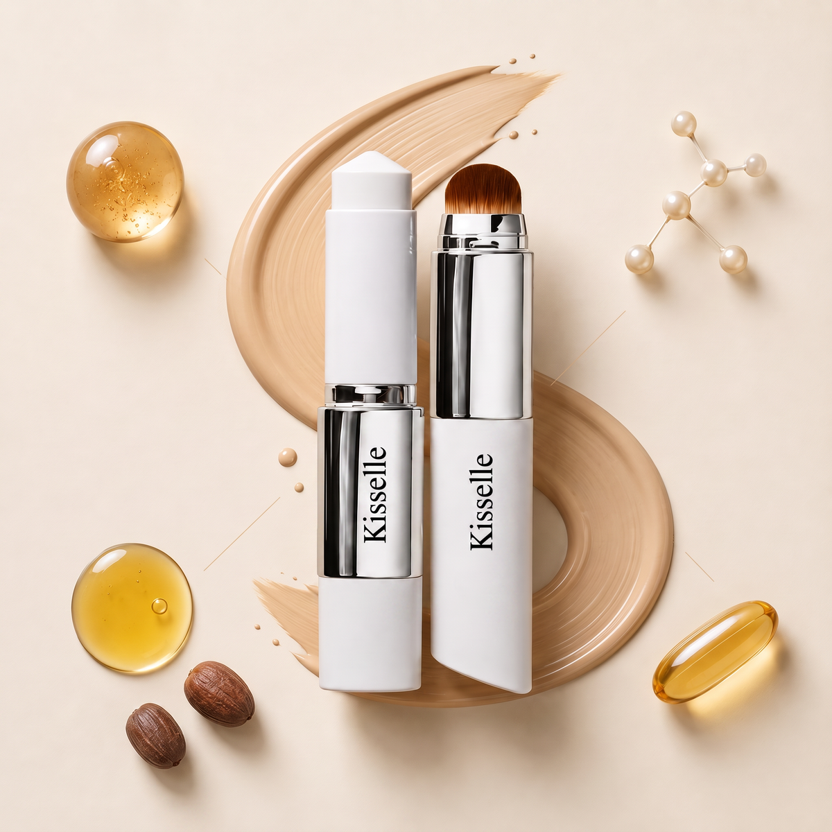 Kisselle™ Foundation Stick — Der Stick, der sich Ihrem Hautton anpasst