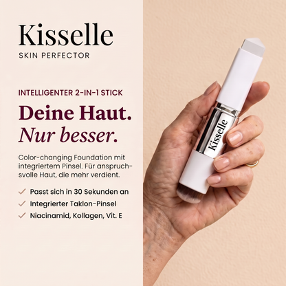 Kisselle™ Foundation Stick — Der Stick, der sich Ihrem Hautton anpasst